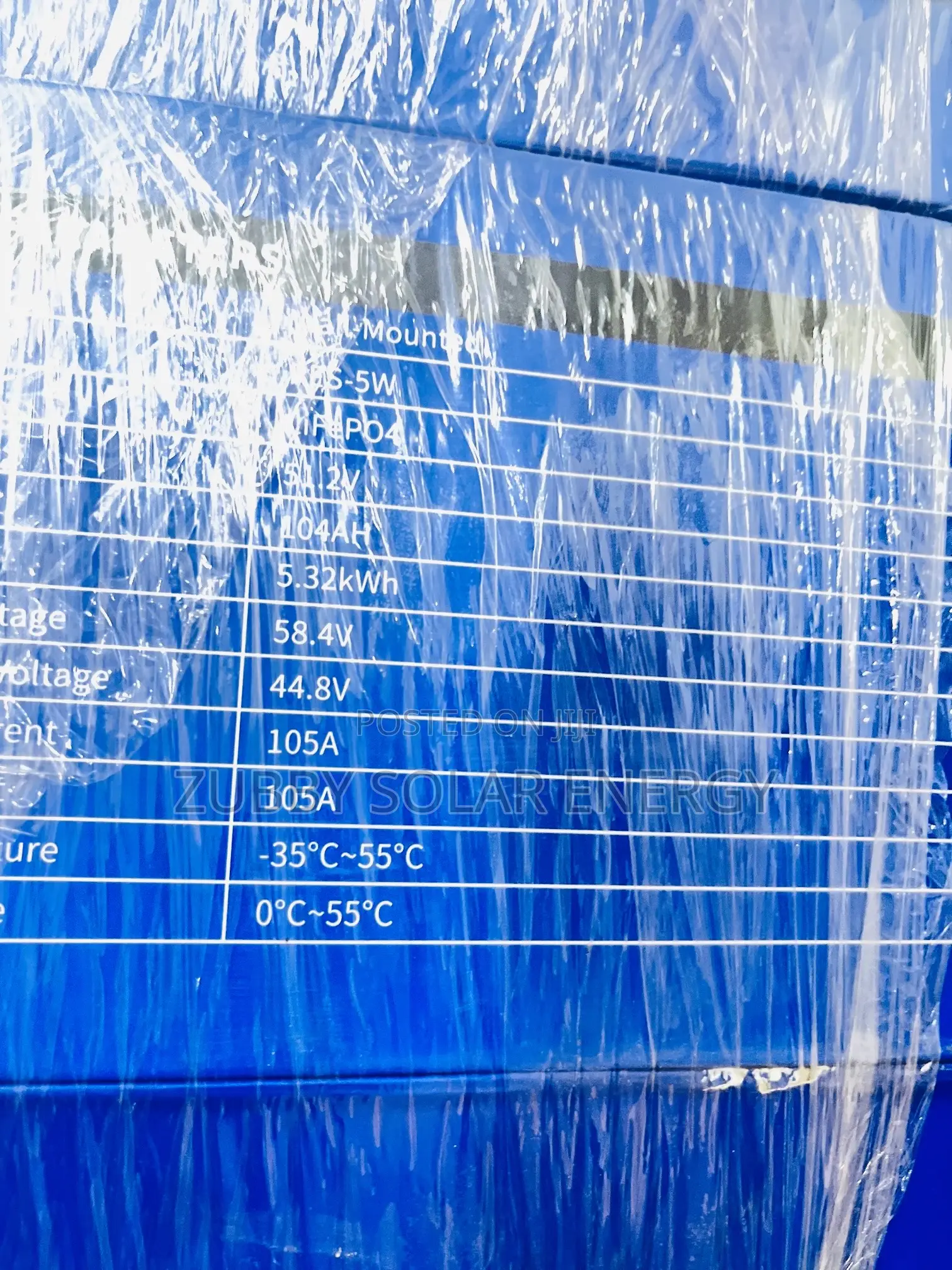 5.32kwh Wall Mounted Hhyper Power Battery