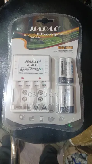 Jiabao Digital Power Charger, Designed for Charging Aa Aaa and 9v