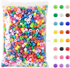 Usa Simetufy 1200 PCS Pony Beads Plastic Beads for Bracelet