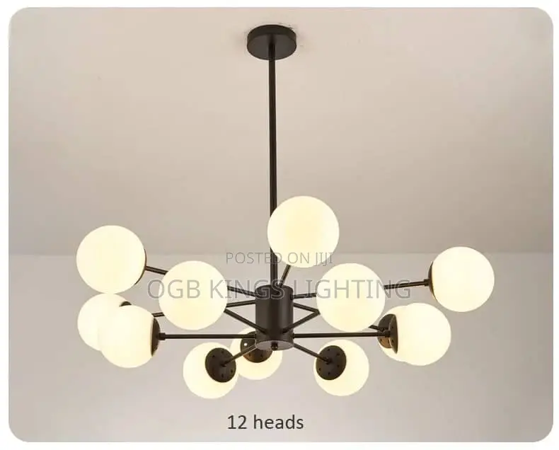 Modern Glass Led Chandelier Lighting Ceiling Chandeliers Light