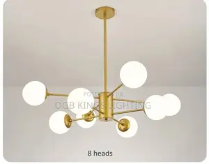 Modern Glass Led Chandelier Lighting Ceiling Chandeliers Light