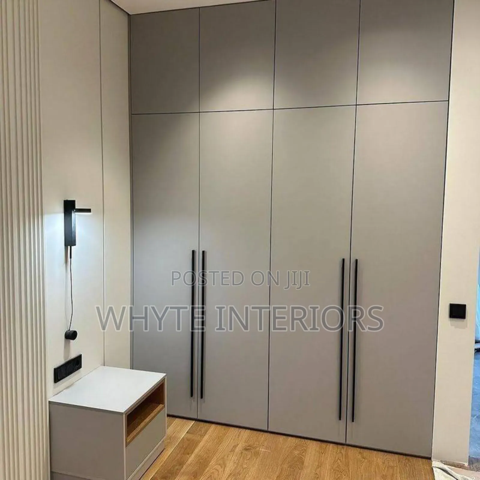 Gray Wall Wardrobe