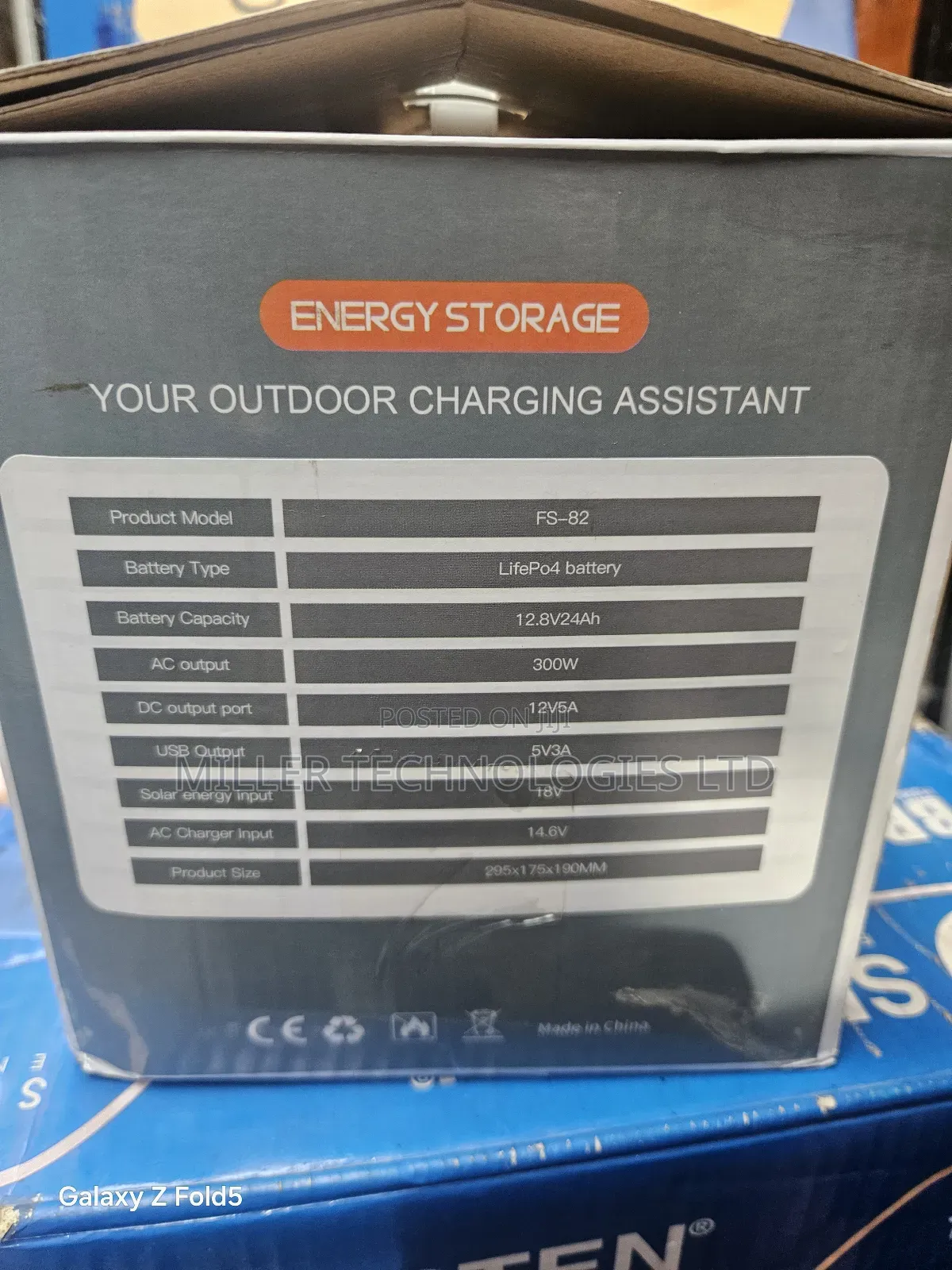 Feisun 300w Solar Generator With 40w Solar Panel