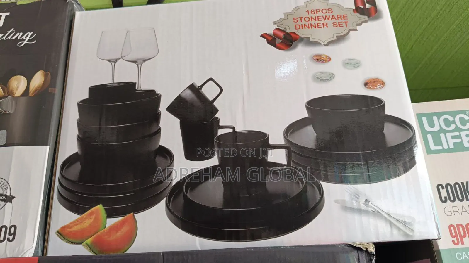 16 PCS Stoneware Dinner Set