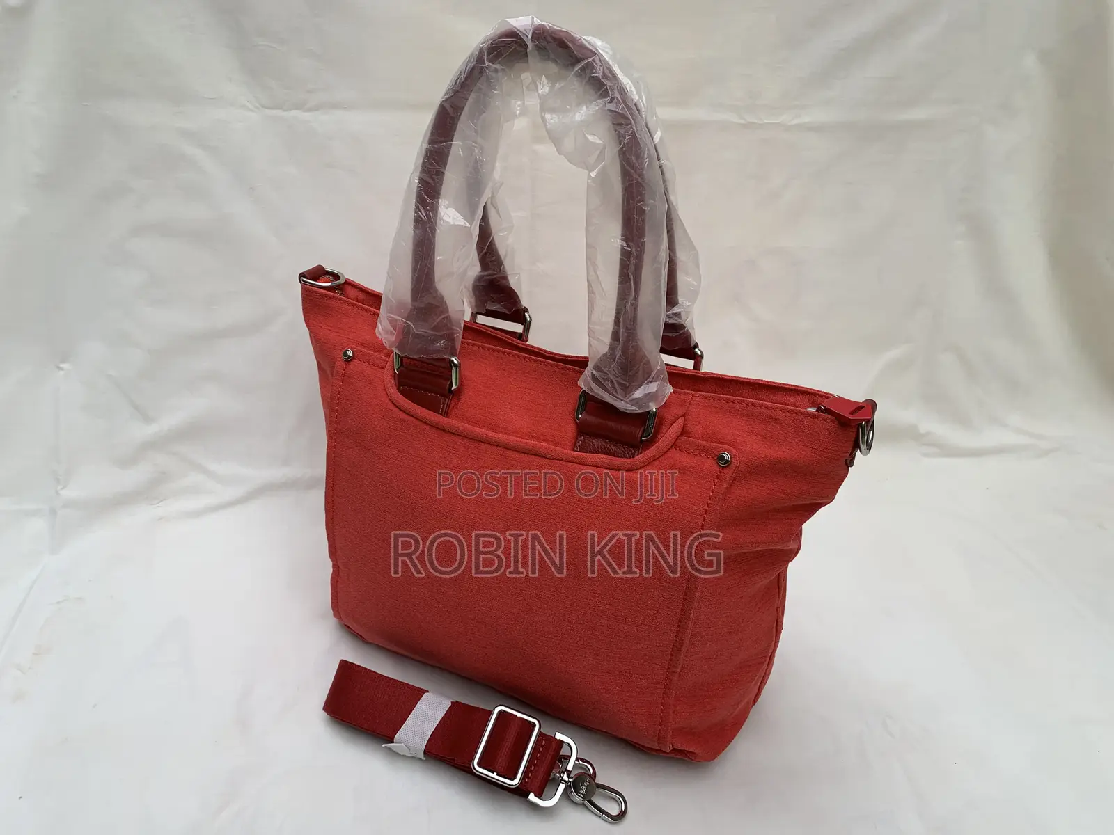 Kipling Womens Red Shoulder Hand Bag Size Medium