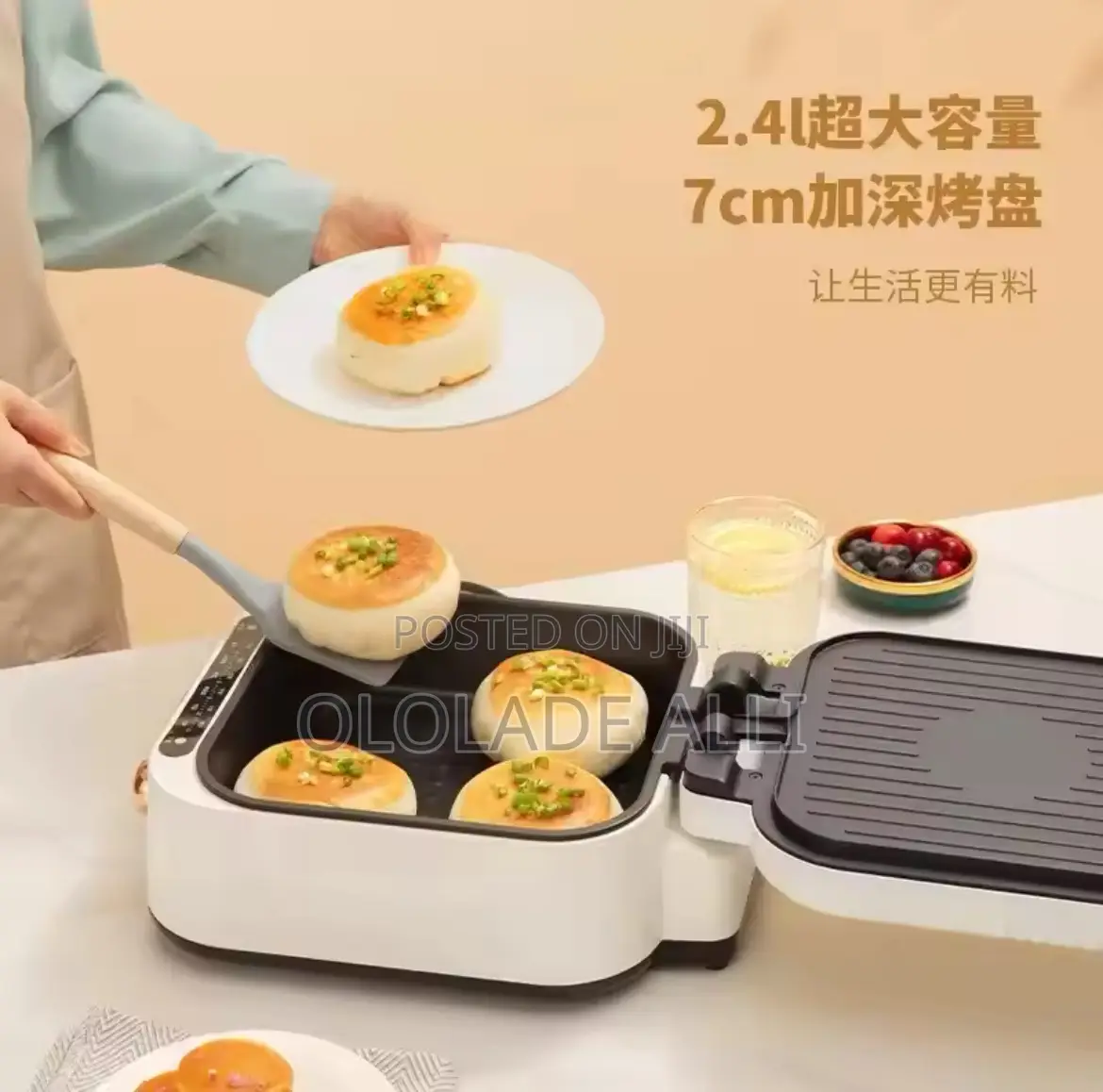 Multifunctional Pancake Maker Double Sided Heating Deep