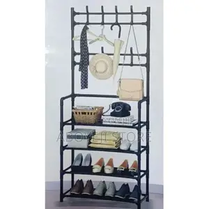 Multi-Purpose Shoe Rack/Coat Rack/Cap Scarf Bag/ Clothes Hanger-1pc