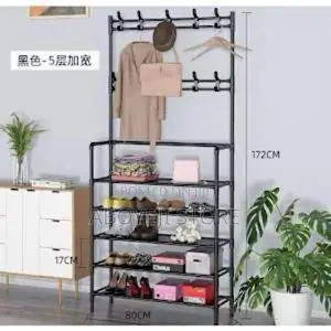 Multi-Purpose Shoe Rack/Coat Rack/Cap Scarf Bag/ Clothes Hanger-1pc