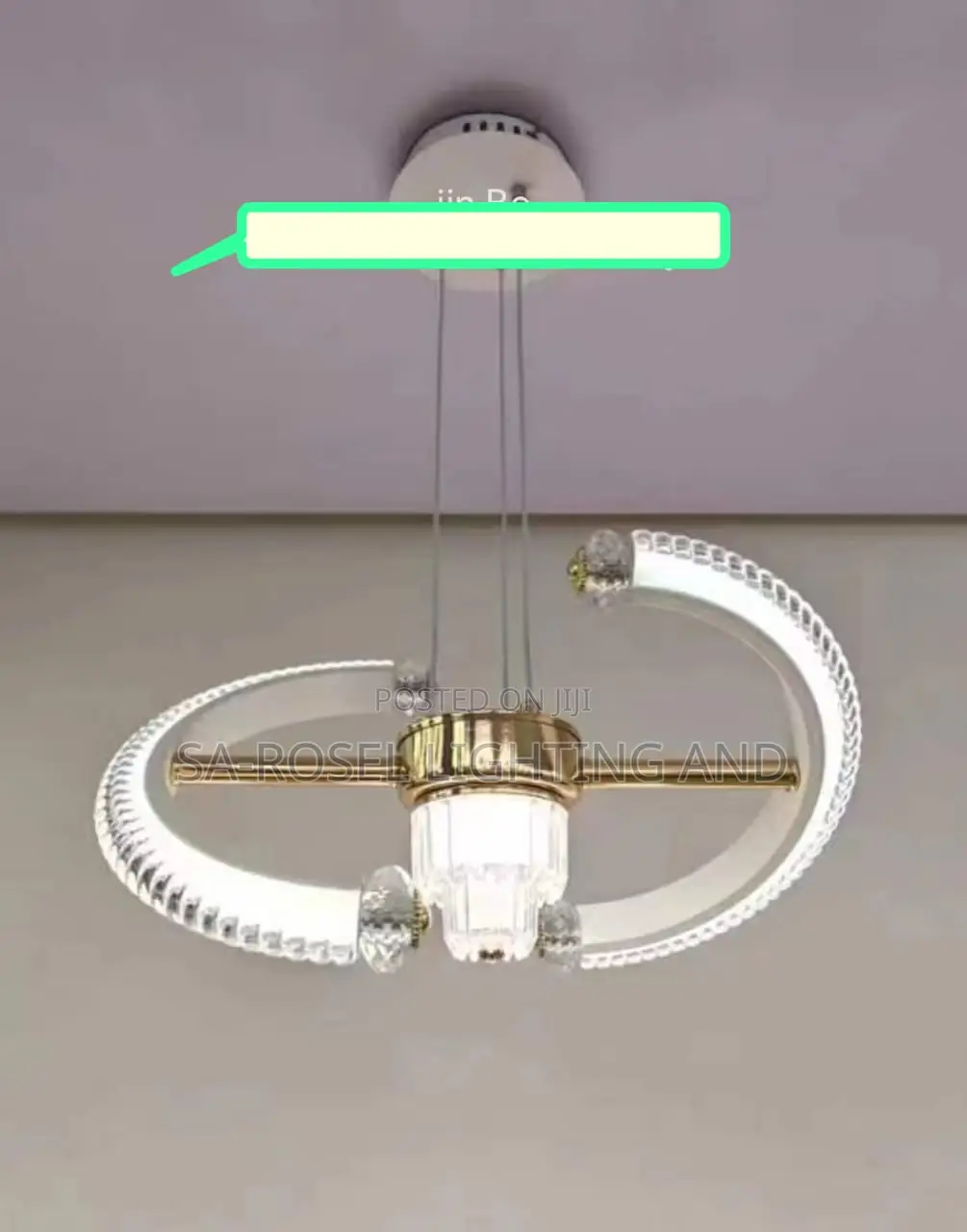 Medium Sized Single Led Droplight Chandelier