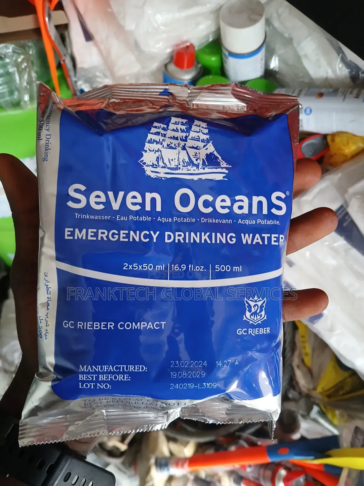Seven Oceans Emergency Drinking Water