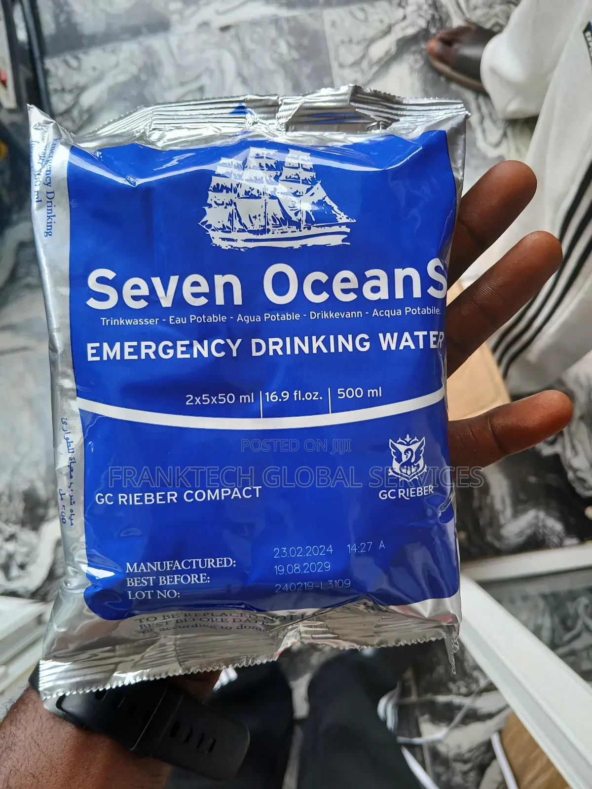 Seven Oceans Emergency Drinking Water
