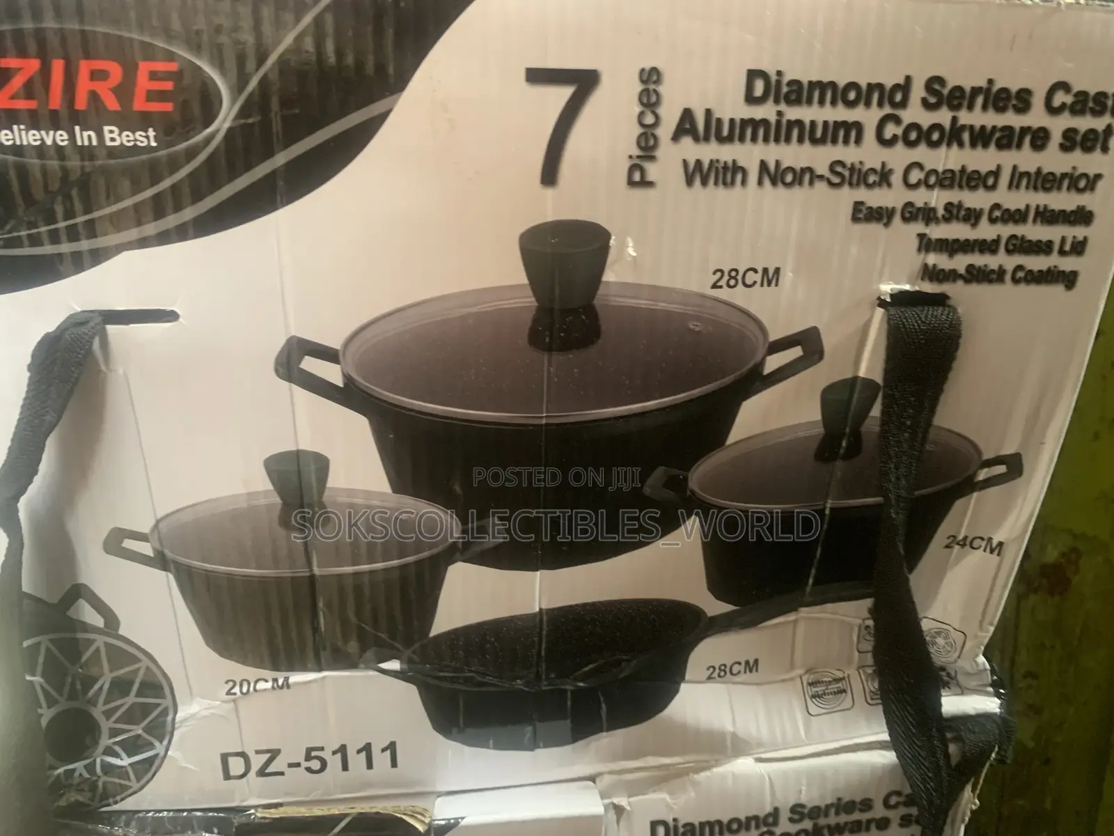 Diamond Series Cast Aluminum Cookware Set