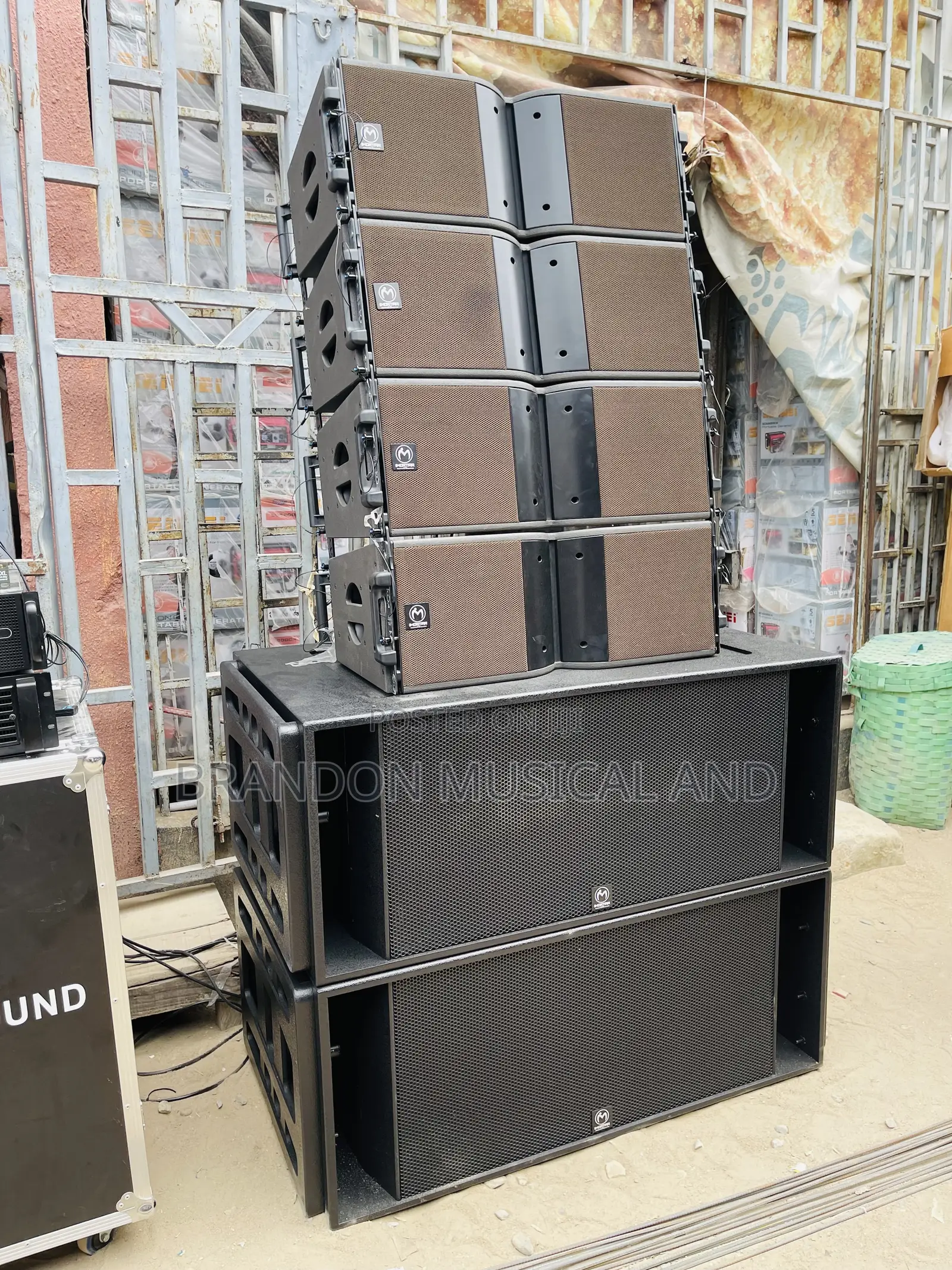 Waterproof Line Array and Heavy Duty Subwoofer