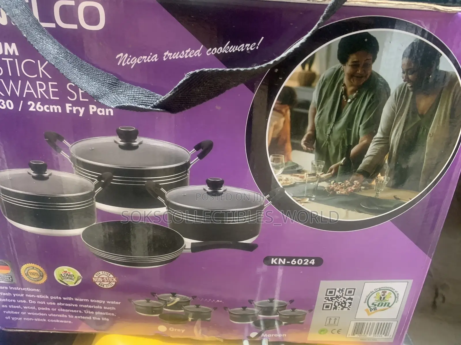 Aluminum Non-Stick Pot Set