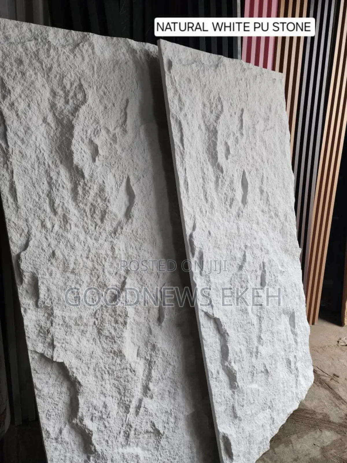 Pu Stone Natural White