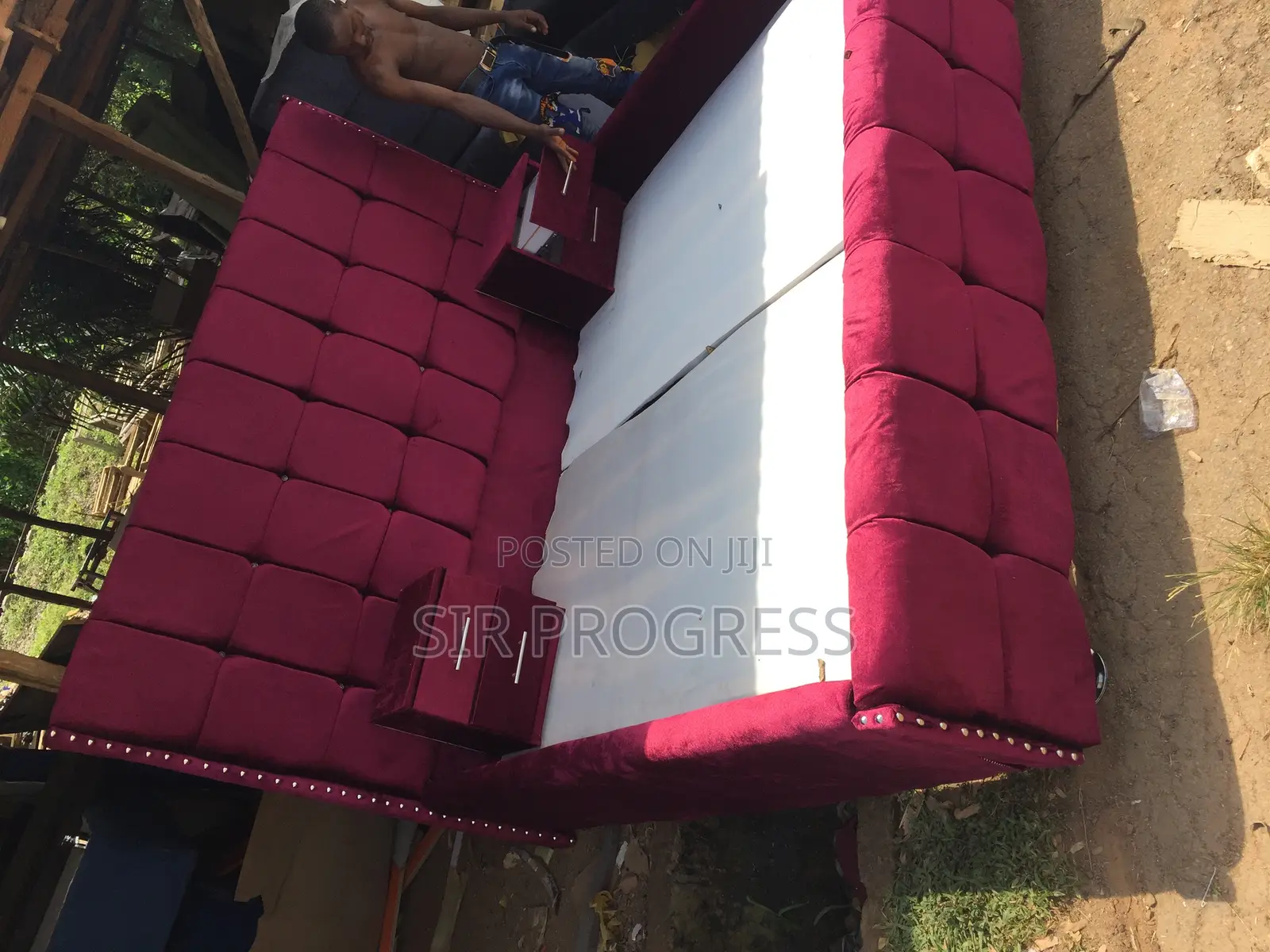 Padded Bedframe Family Size