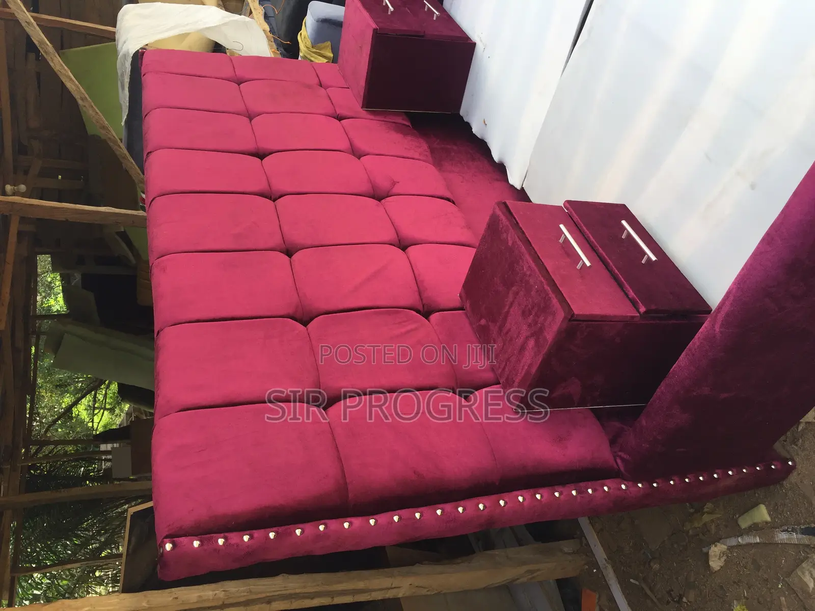 Padded Bedframe Family Size