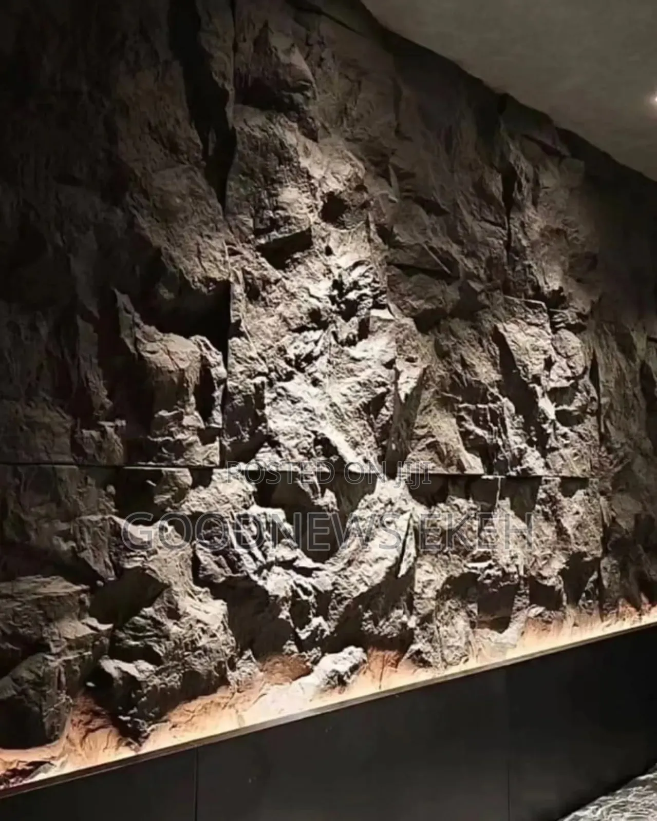 Dark Grey Pu Stone