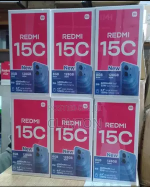 New Xiaomi Redmi 15C 4G 256 GB Black