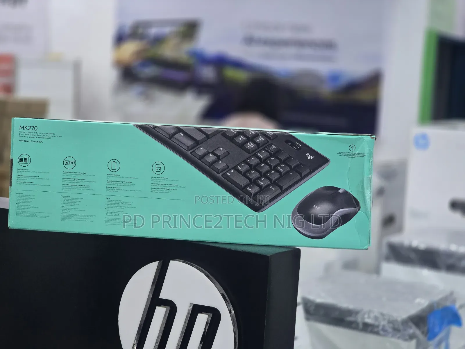 Logitech Mk 270 Wireless Keyboard Mouse (920-004509)