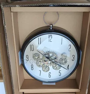 Iron Metal Frame Decorative Wall Clock