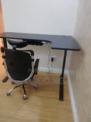 L Shaped Electric Adjustable 1.6 Meter Desk With Kidney Chair