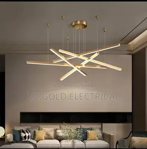 Modern Minimalism Strip Form Chandelier Forliving Dining Room Pendant