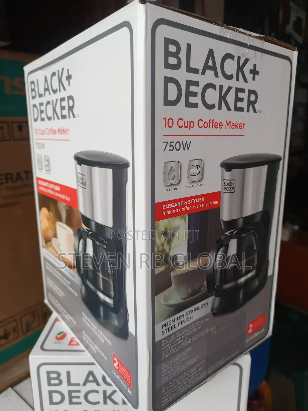 Black+Decker Electric Coffee Maker- 750w