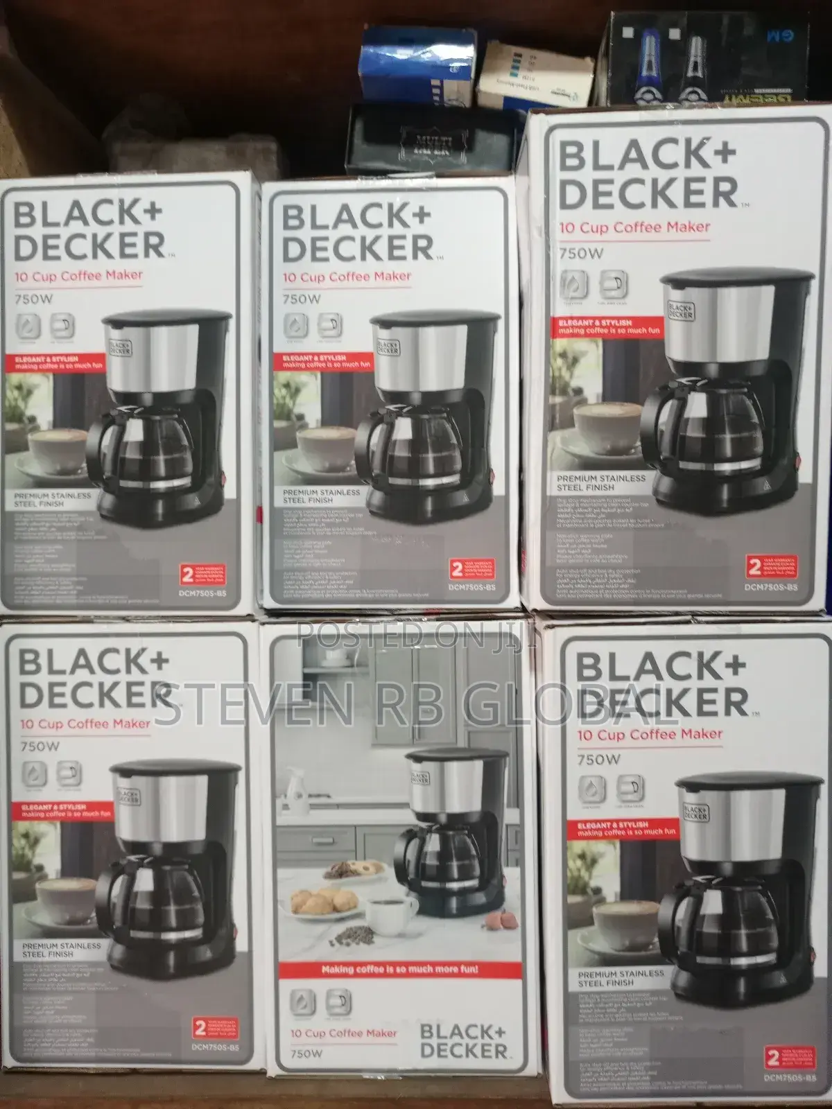Black+Decker Electric Coffee Maker- 750w