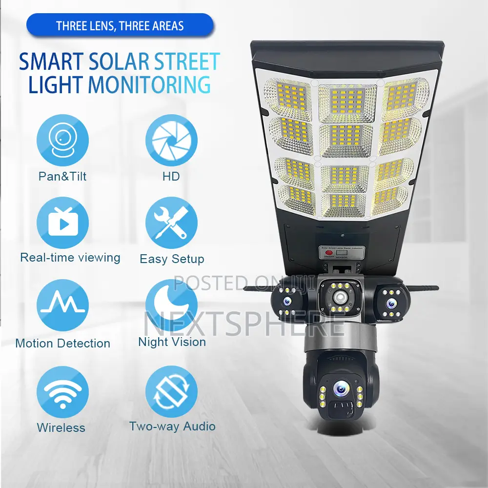 Ai Solar Camera Lighting 3 Video 450w View Camera.
