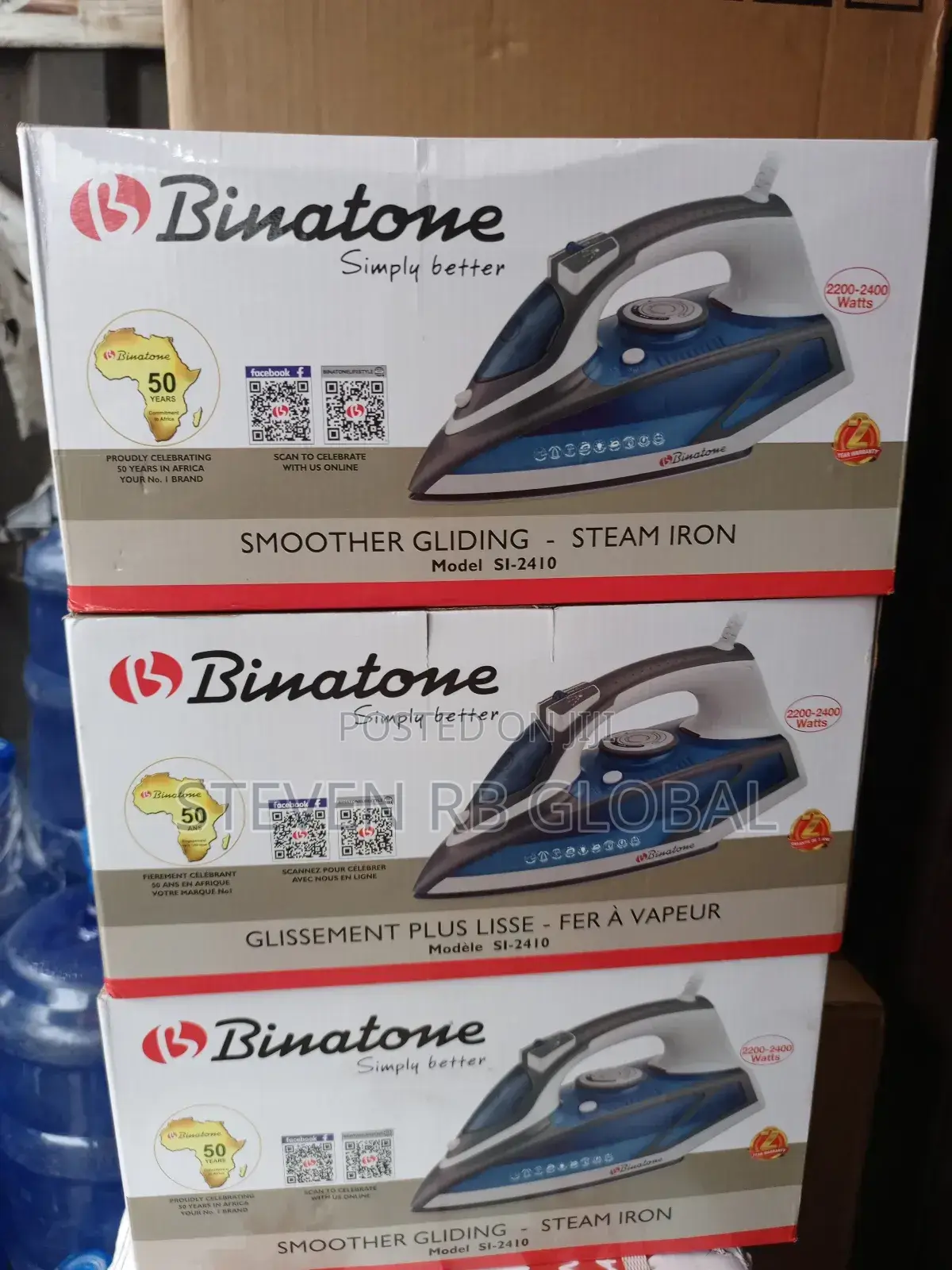 Binatone Steam Iron Si-2410