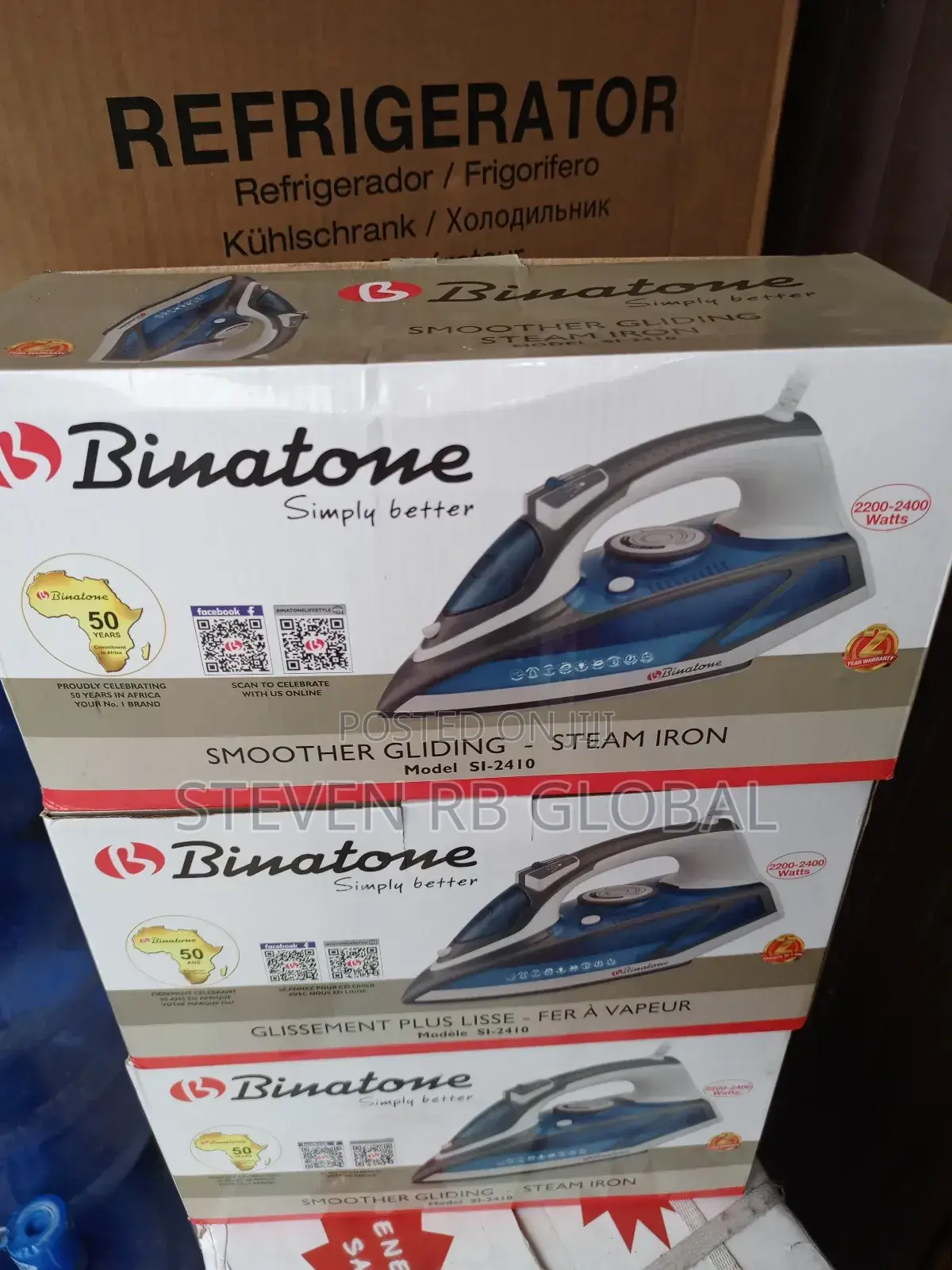 Binatone Steam Iron Si-2410