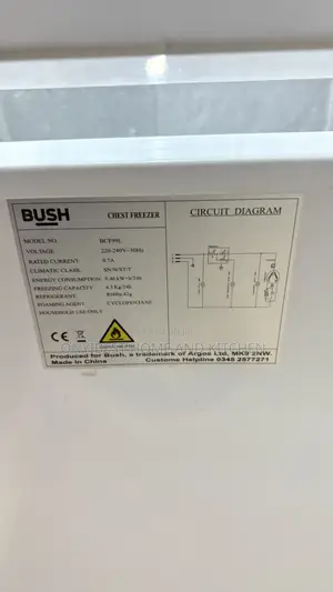 Bush 100liters Chest Freezer