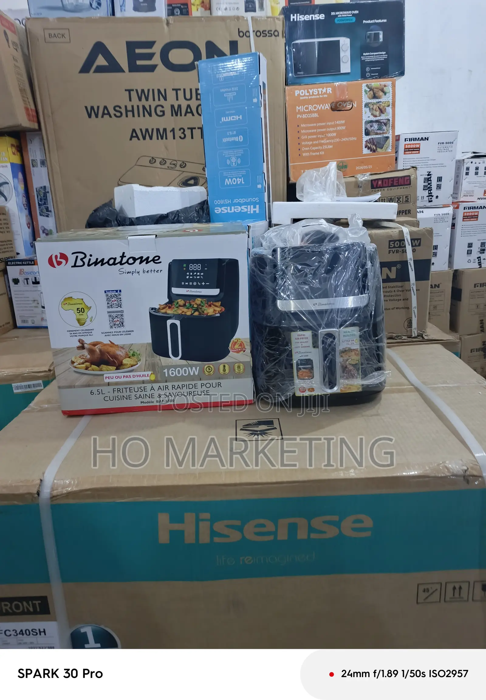 Binatone 6.5l Zero Regrets Air Fryer