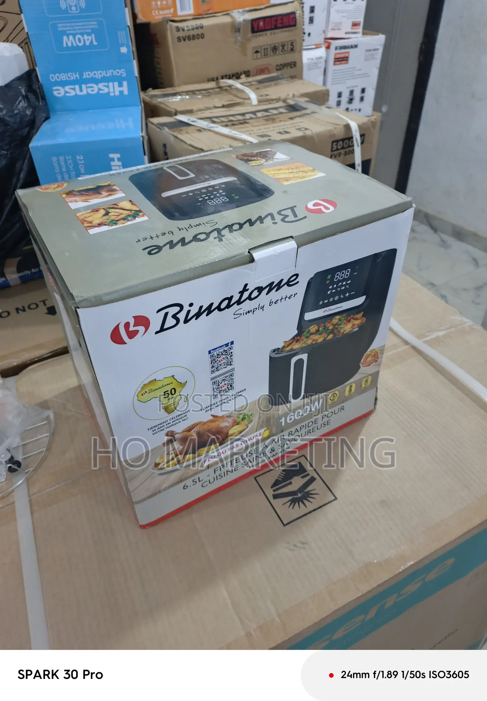 Binatone 6.5l Zero Regrets Air Fryer