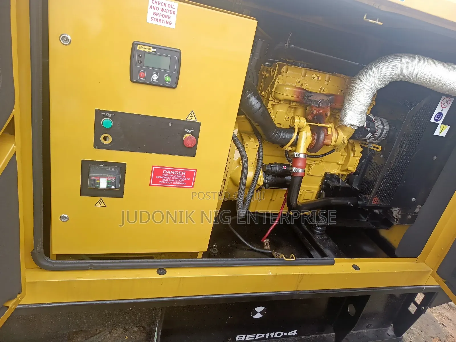 100kva Cat Generator 4-Cylinder