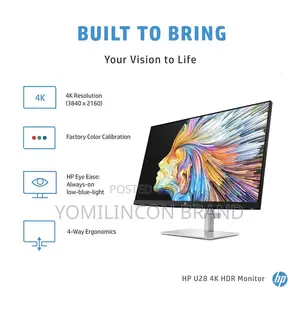 Hp U28 HDR Monitor, Uhd