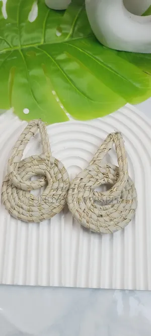 Beach Weft Statement Earrings