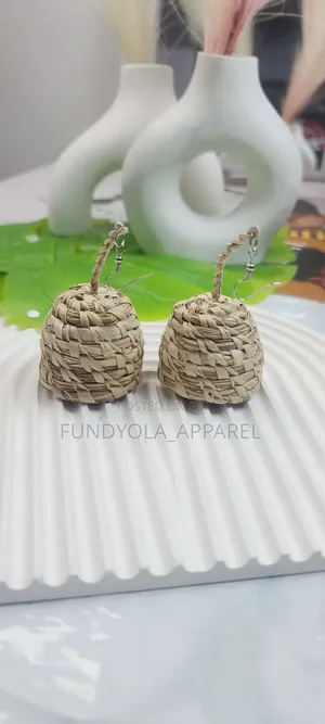 Beach Weft Statement Earrings