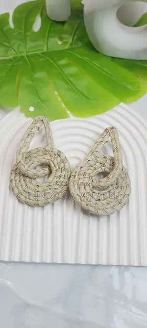 Beach Weft Statement Earrings