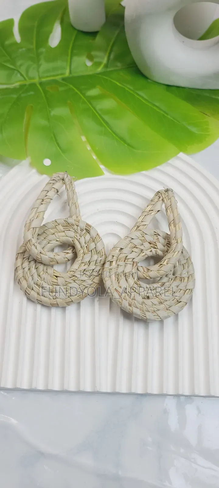 Beach Weft Statement Earrings