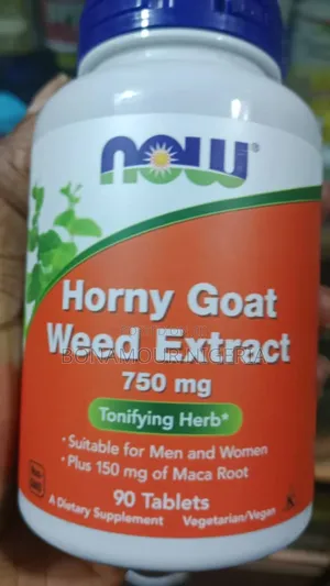 Now Horny Goat Weed Extract 750mg X90 Tabs