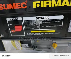 Spg4000 Firman 3.3kva – Copper Generator With Manual Starter