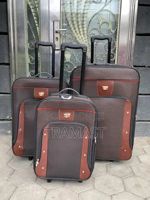 Pologood 3-set Travel Luggage (Brown)
