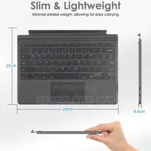 Microsoft Pro Keyboard for 3/4/5/6/7/ With Black and Grey Light