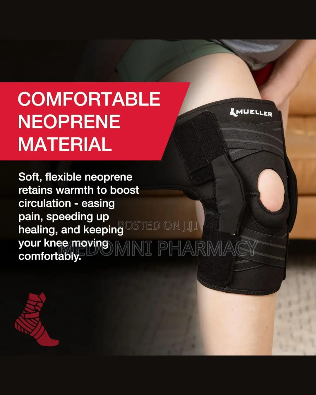 Mueller Sports Medicine Self Adjusting Hinged Knee Brace