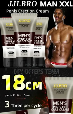 Men Care Cream to Enlarge Penis