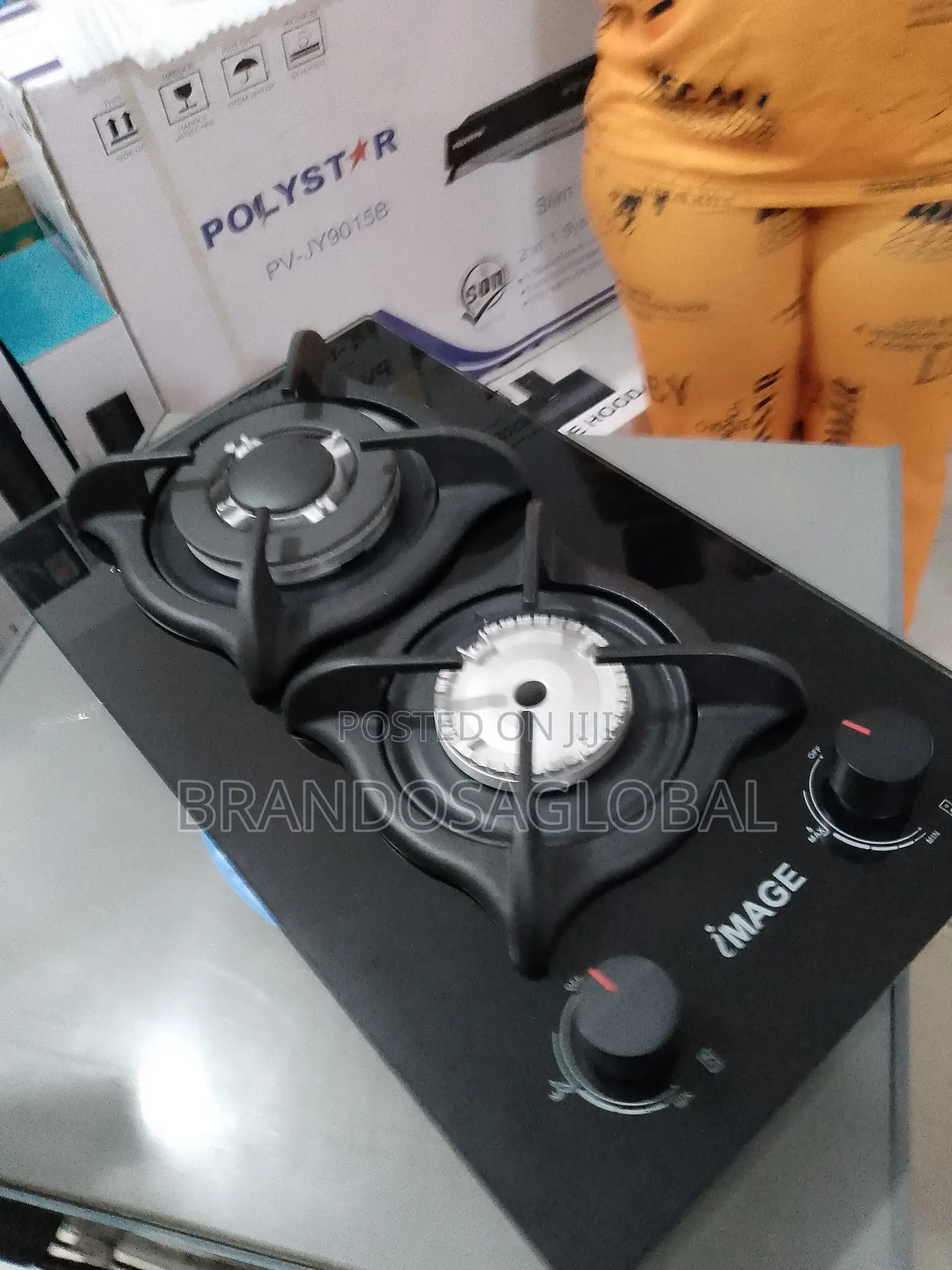 Efficient 2-Burner Gas Hob for Home Cooking