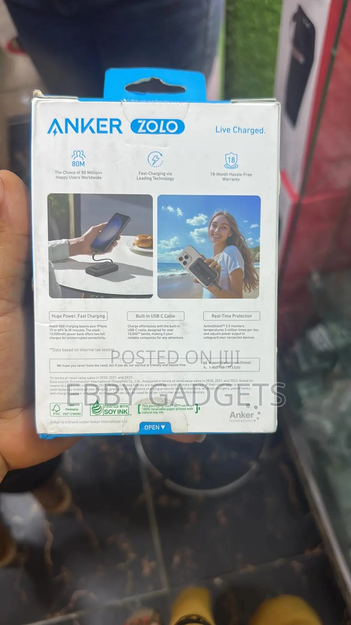 Anker Built-in Cable for Hassle-Free Charging