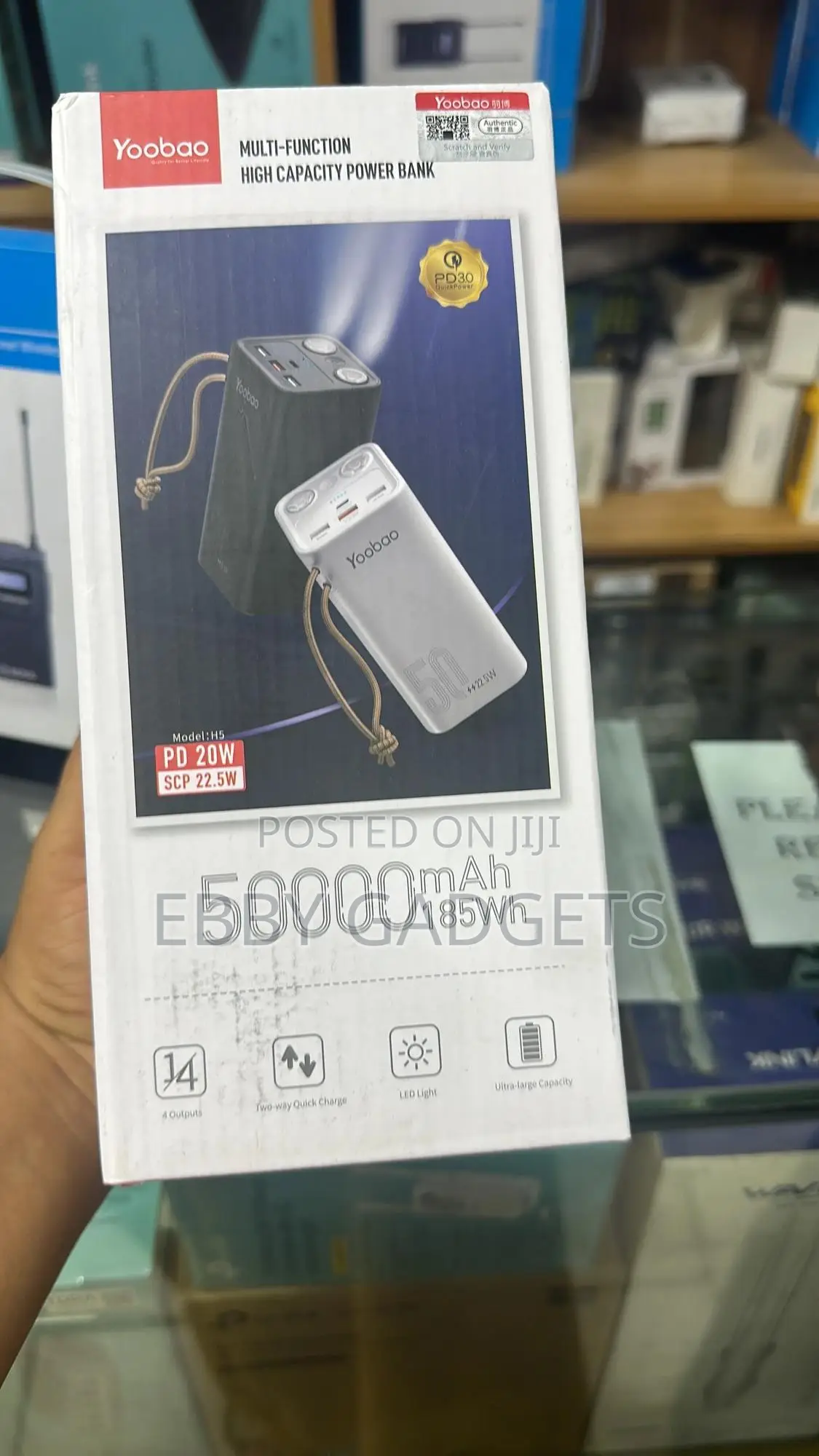 Yoobao Multi-Function High Capacity Power Bank